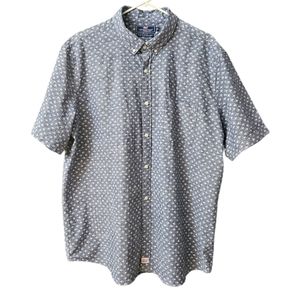 Vineyard Vines Slim Fit Murray Shirt Short Sleeve Size 2XL Blue White Fi…